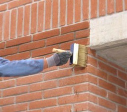 Waterproof protection of stone and brick